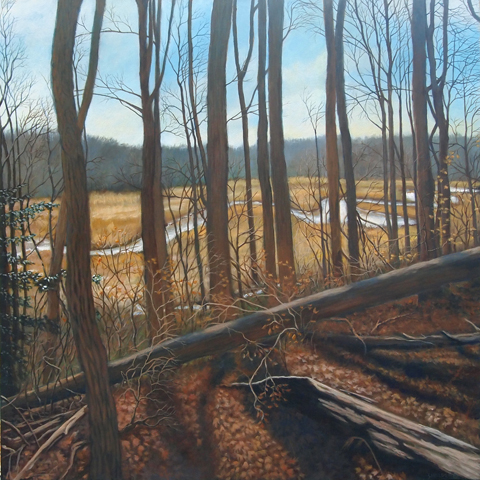 Parkers Creek Painting by Suzanne Shelden